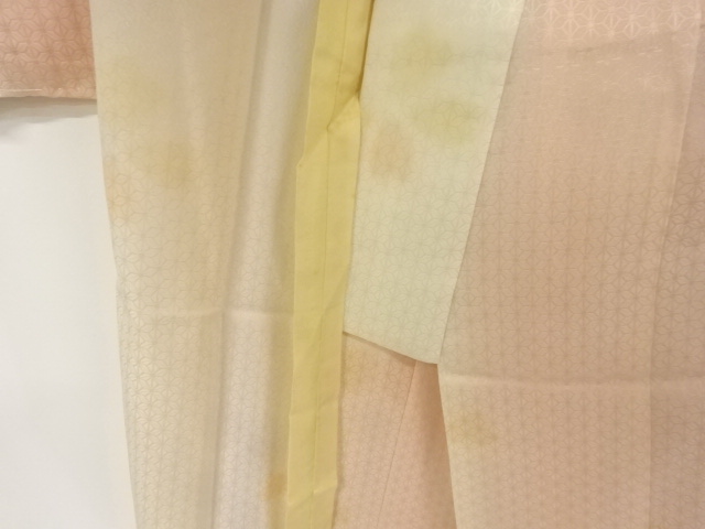  花模様暈し単衣長襦袢